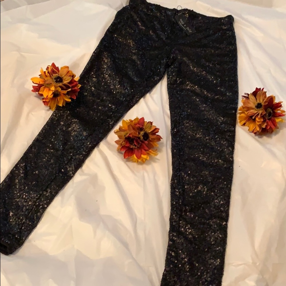 NWT May & July Sequin Leggings